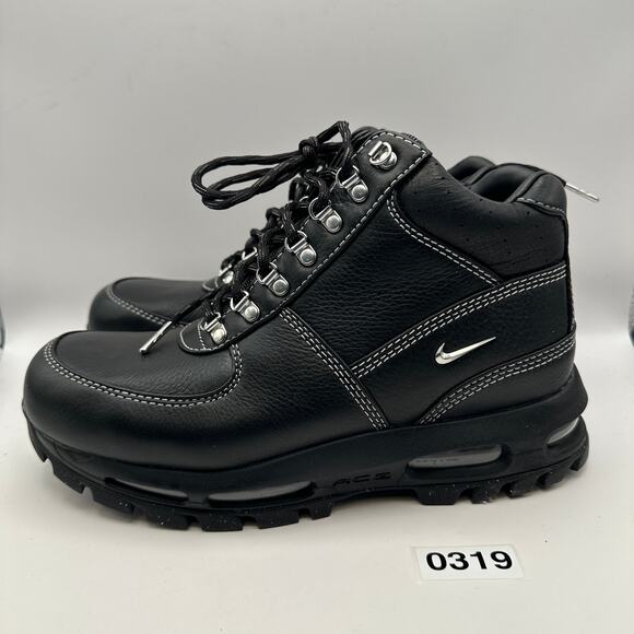 NIKE Men's 8 AIR MAX GOADOME PRM Black Leather Boot HF5306-001 - Picture 8 of 8